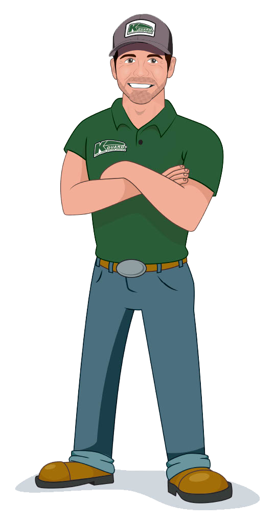 K-Guard's mascot Kevin.